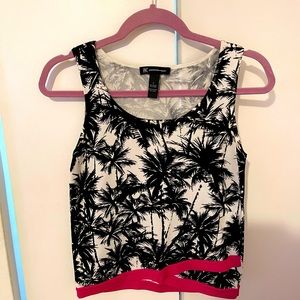 Palms crop top